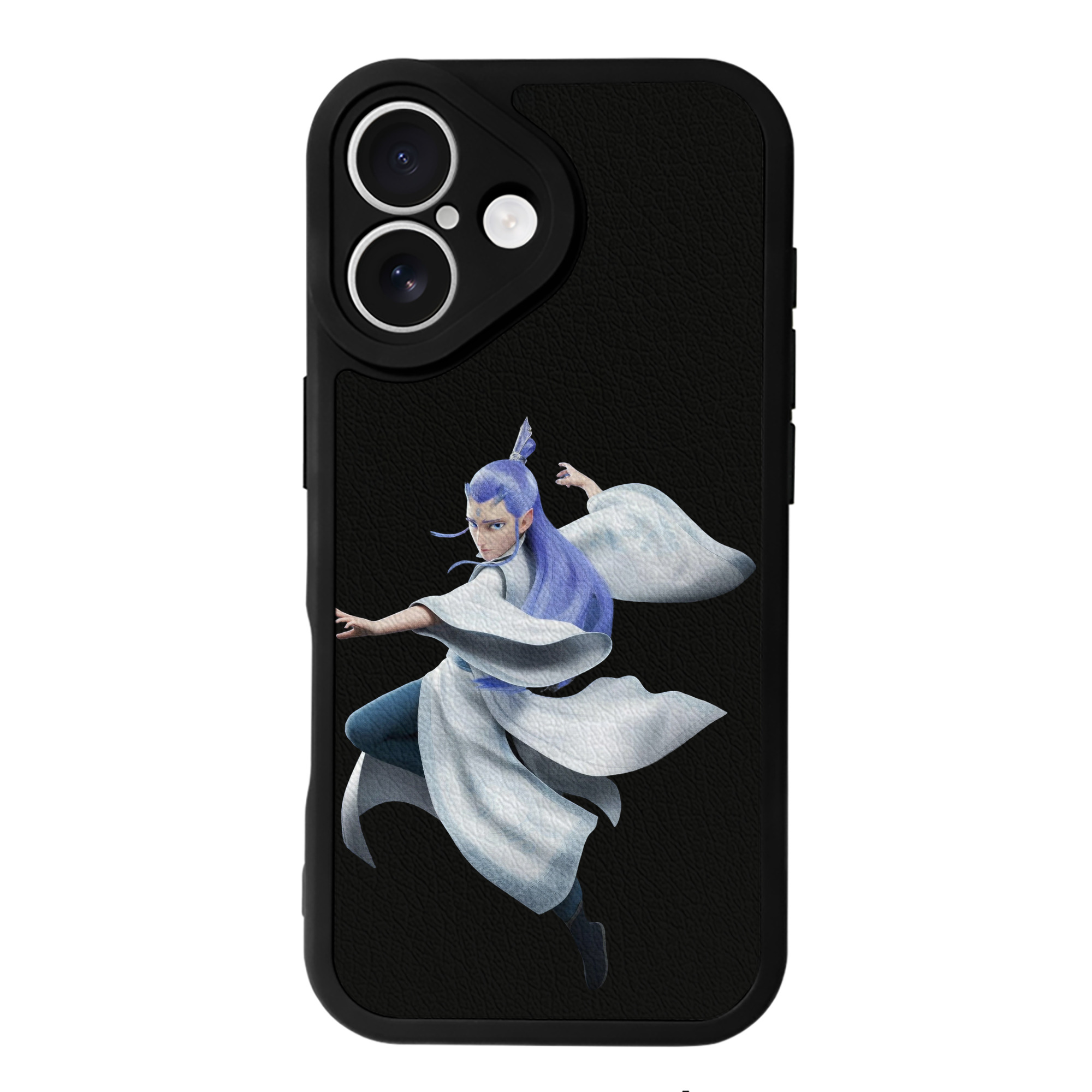 （画像用） Ne Zha 2 ナタ 魔童の大暴れ 【iPhone 16シリーズ対応】シリコンスマホケース（レザー調） 材質：シリコン